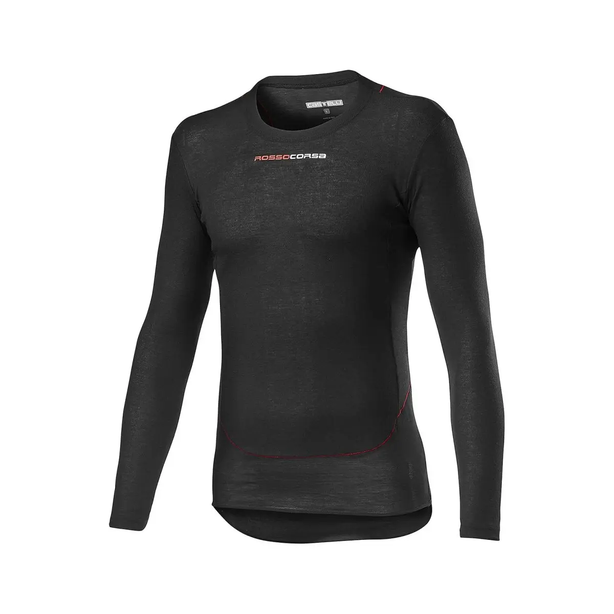 Castelli Prosecco Tech LS Radunterhemd Langarm schwarz