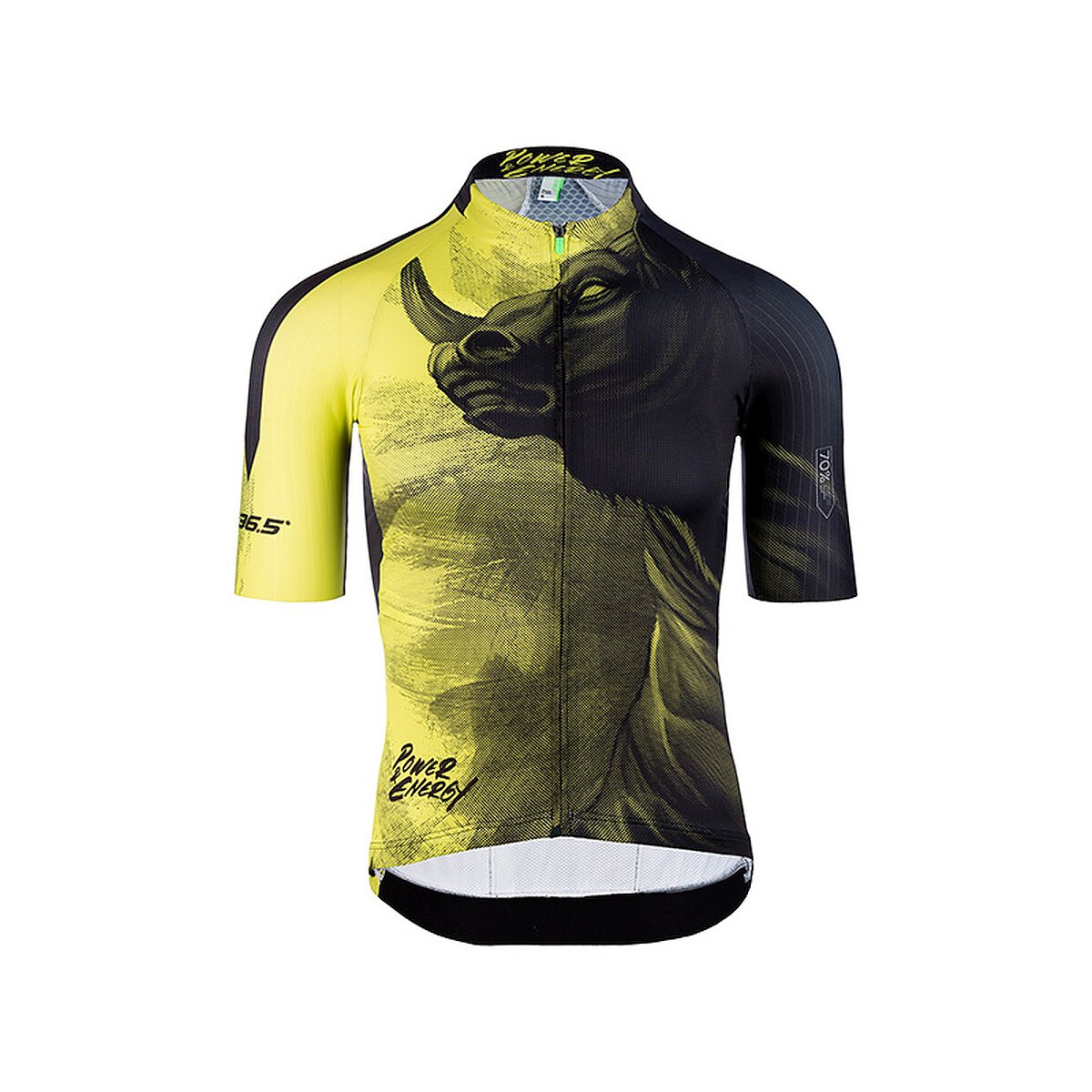 Q36.5 | Kurzarmtrikot R2 | Bull yellow - power & energy