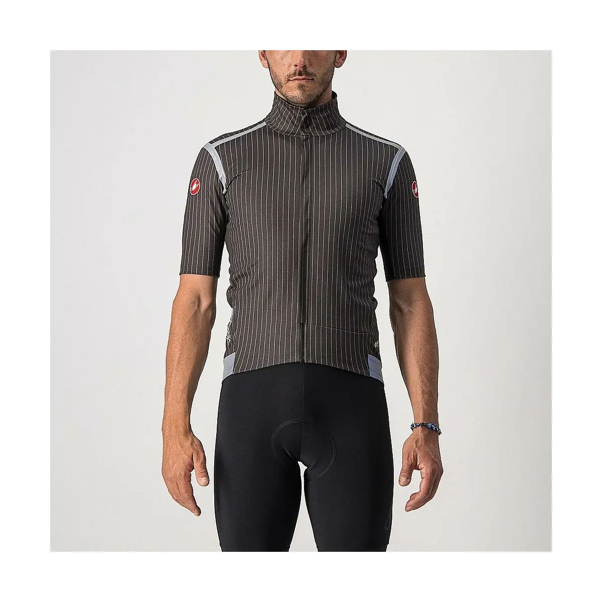 Castelli Gabba RoS Kurzarmtrikot charcoal/pinstripe