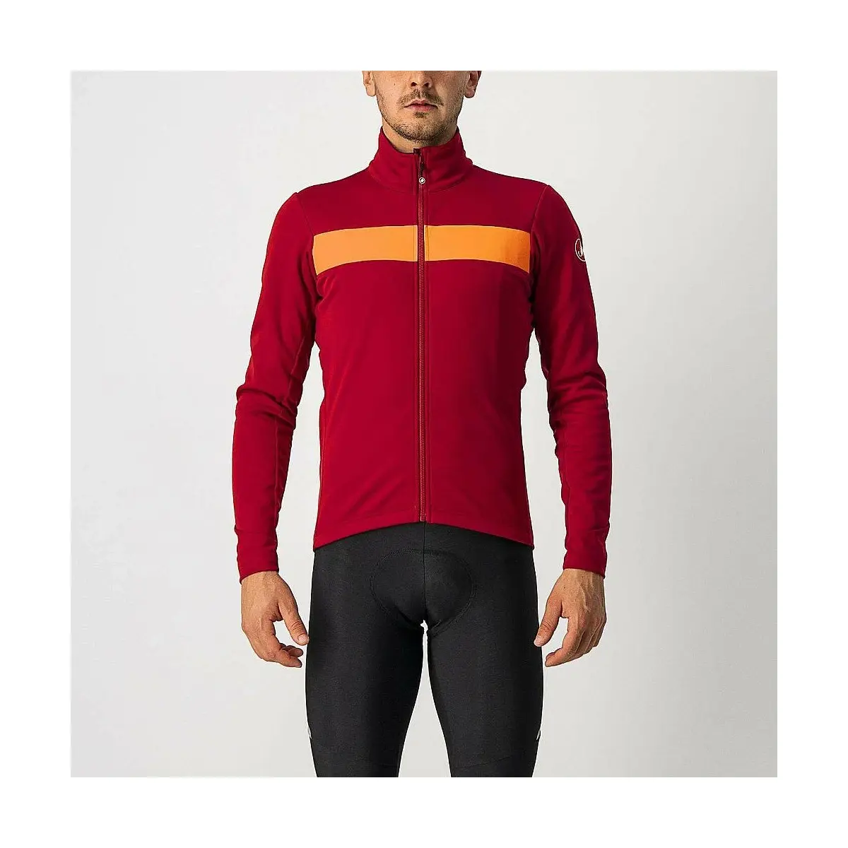 Castelli Raddoppia 3 Jacke Pro Red/Orang box