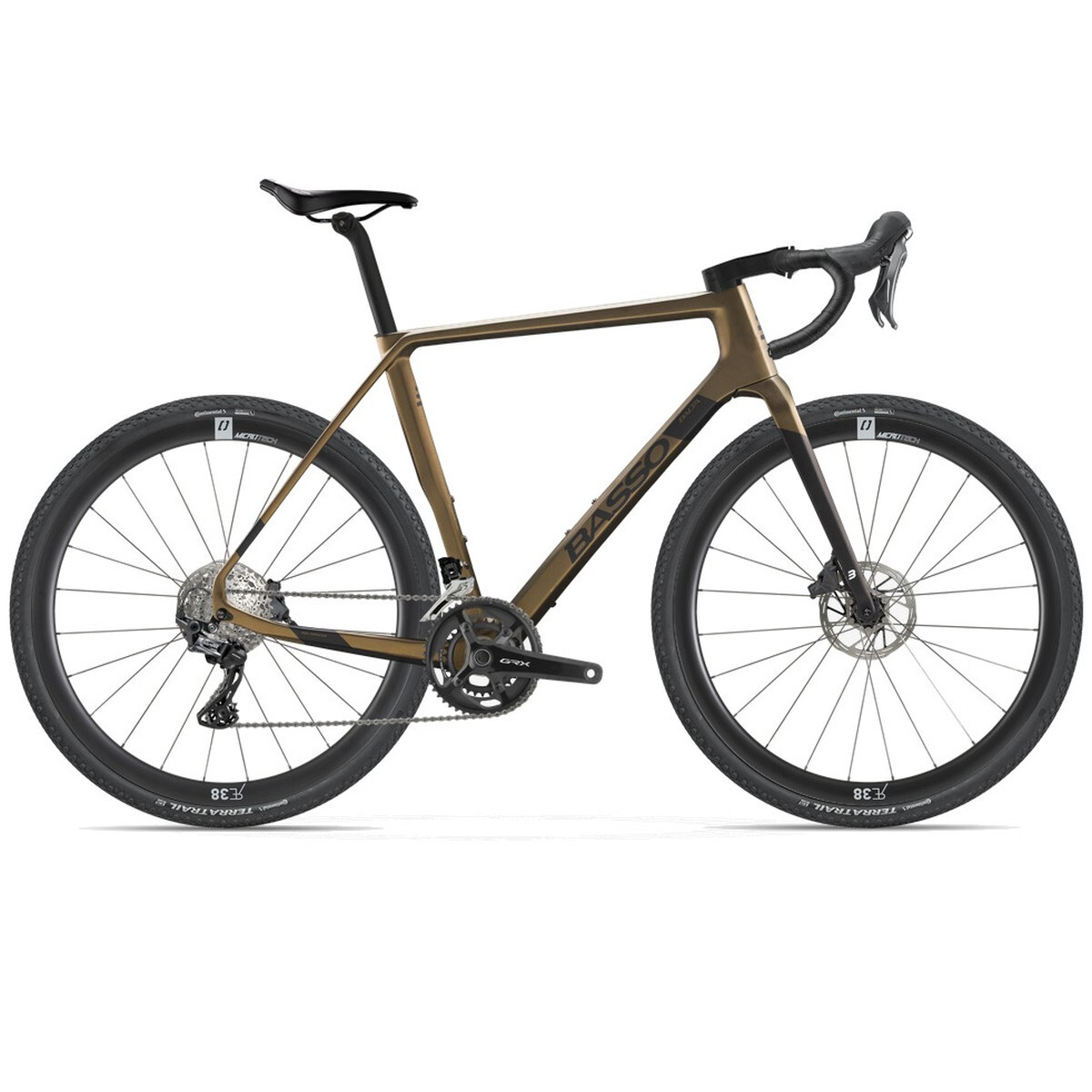 Basso Palta Gravelbike - gold burn - Shimano GRX 800 2x